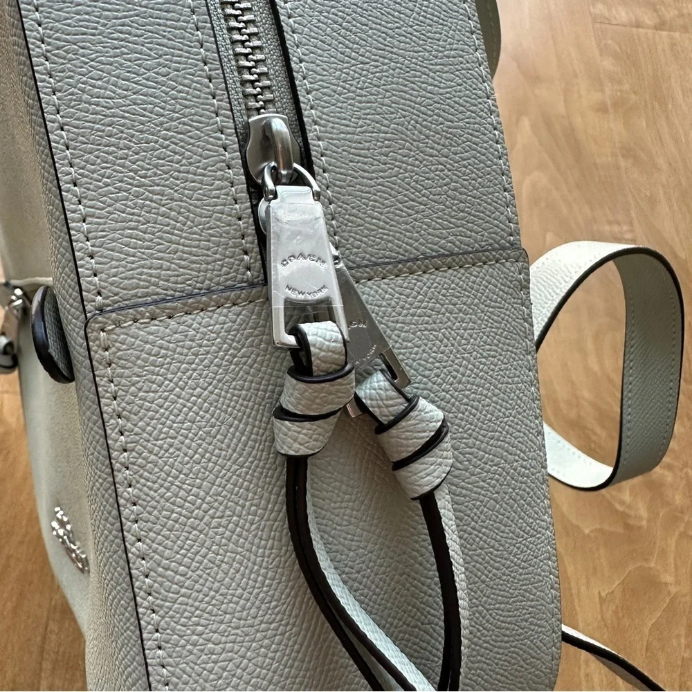 Coach Jordyn Backpack, Light Sage, Women’s Green Leather Backpack